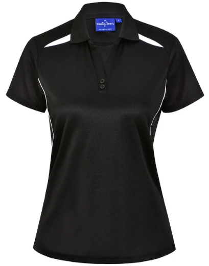 Picture of Winning Spirit, Ladies Sustainable Contrast SS Polo